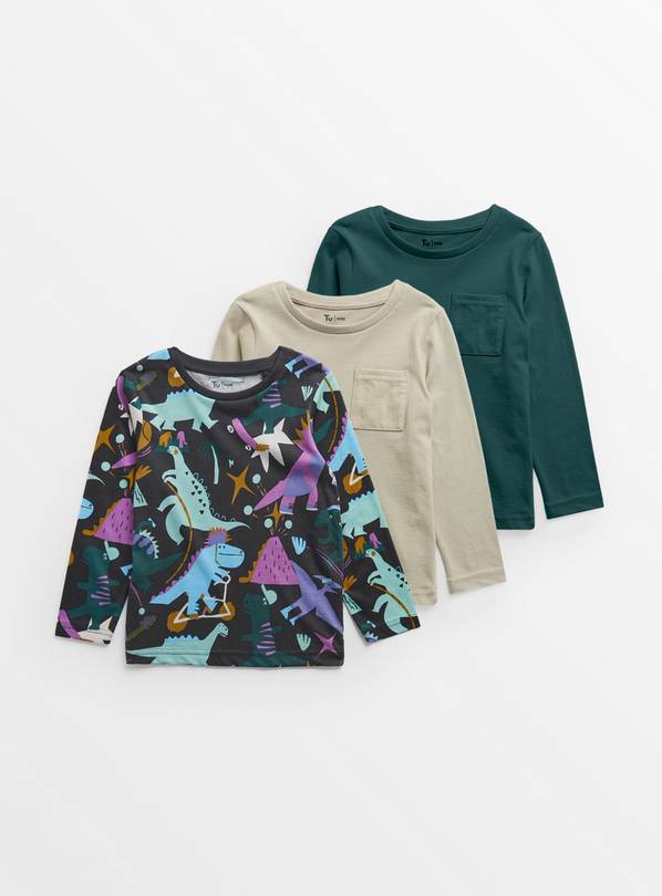 Dinosaur Print T-Shirt 3 Pack 1.5-2 years